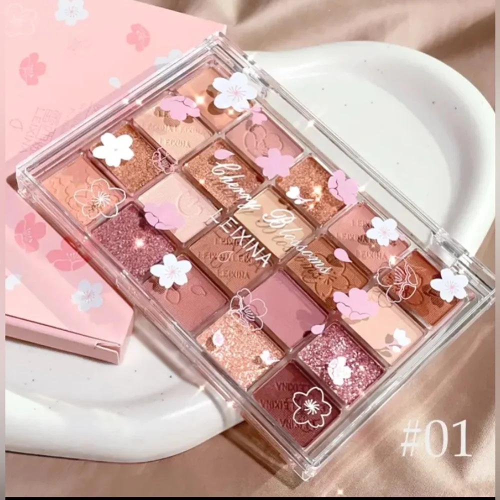 Leixina:20-Color Sakura Cherry Blossom Eyeshadow Palette